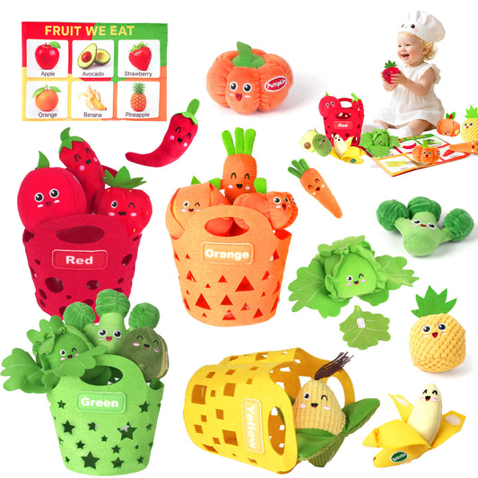 Baby Sensory Toys for Toddlers - Music & Light Pop-Up Animal Hammer Play