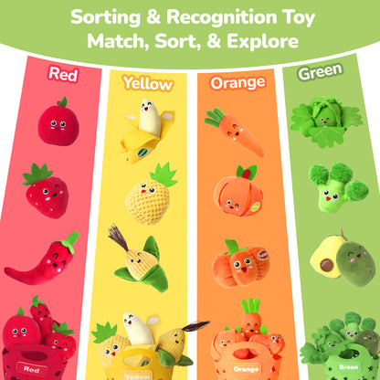 Baby Sensory Toys for Toddlers - Music & Light Pop-Up Animal Hammer Play